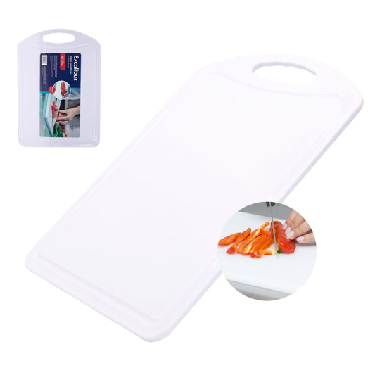 Tabla para Picar Blanca Excalibur 28.5 x 39cm
