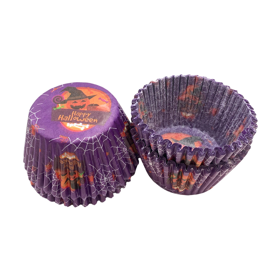 Capacillos Halloween Morado x50und