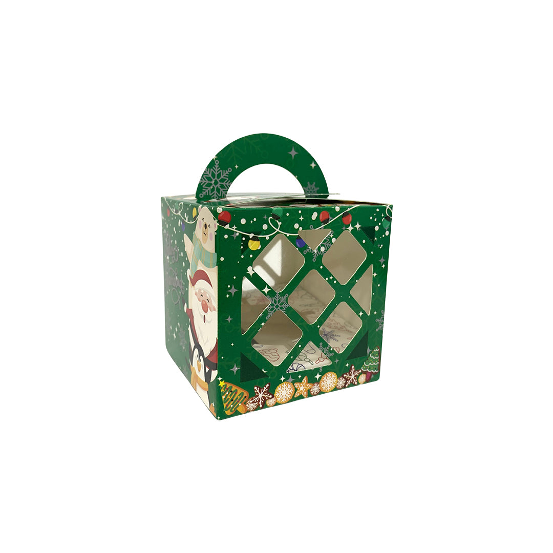 Caja Navidad Cupcake x1cav (9x9x9cm)