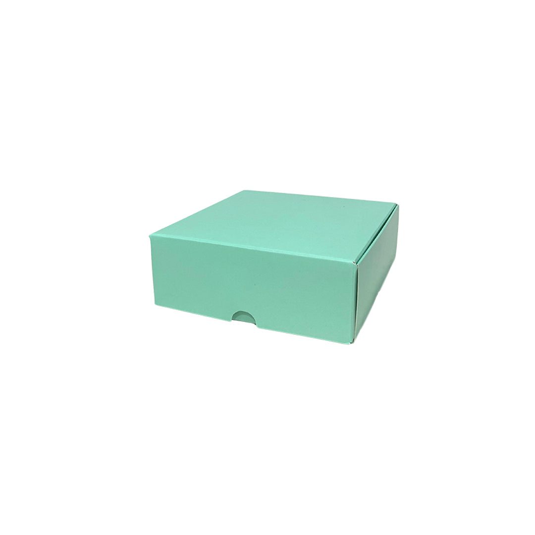 Caja para Brownie Aguamarina 11x11x4cm x1und