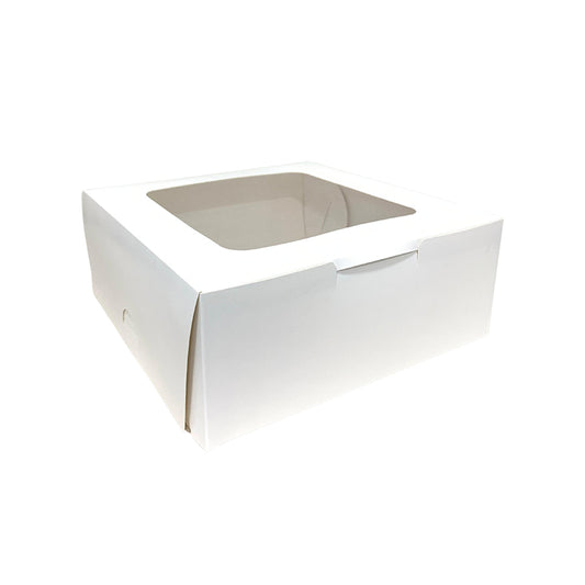 Caja Blanca con Ventana (25x25x10cm) x1und