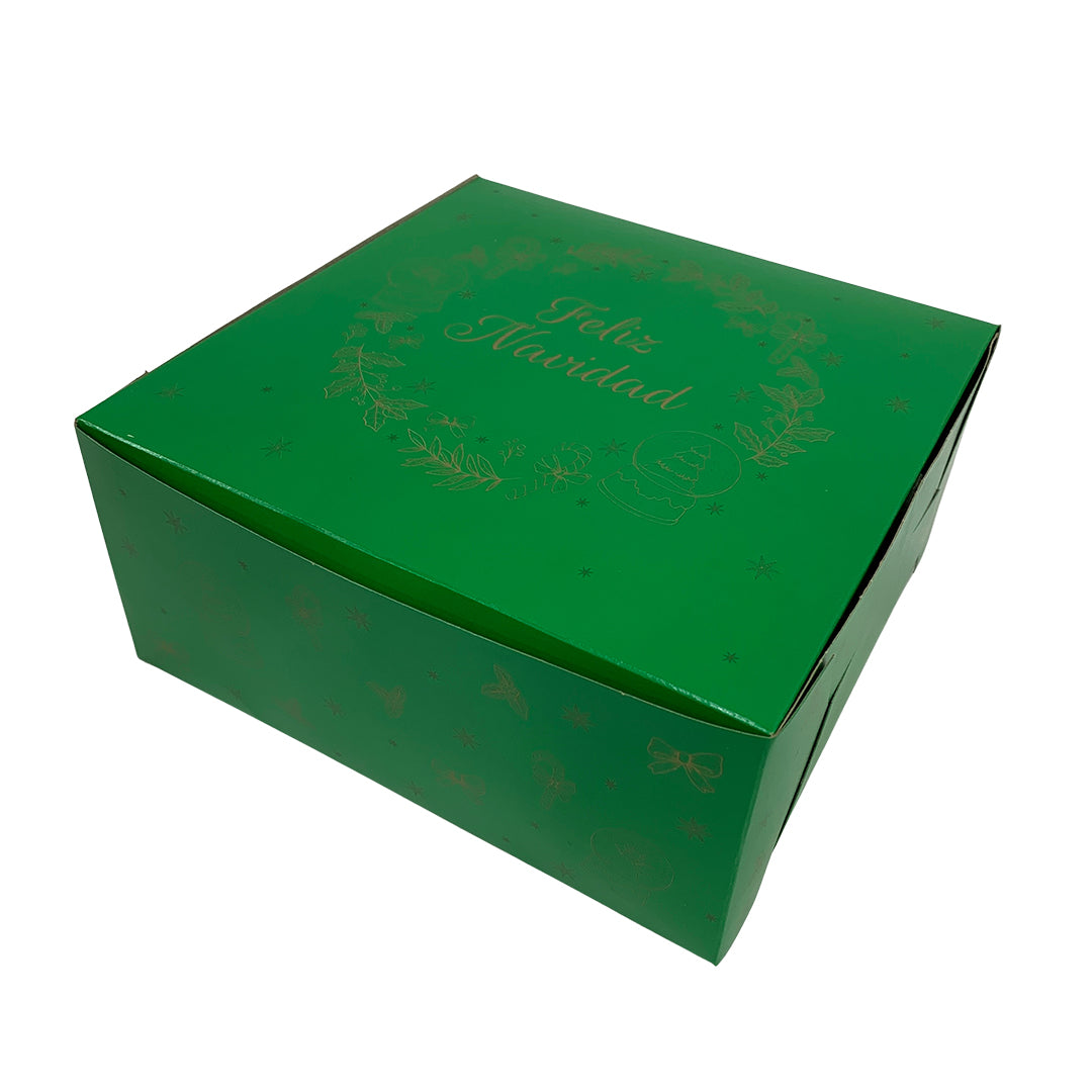 Caja Estampada Navidad 22x22x10cm