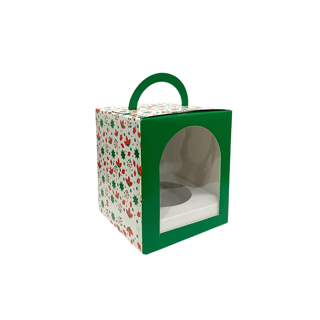 Caja Navidad 1 Cupcake Ventana x1und