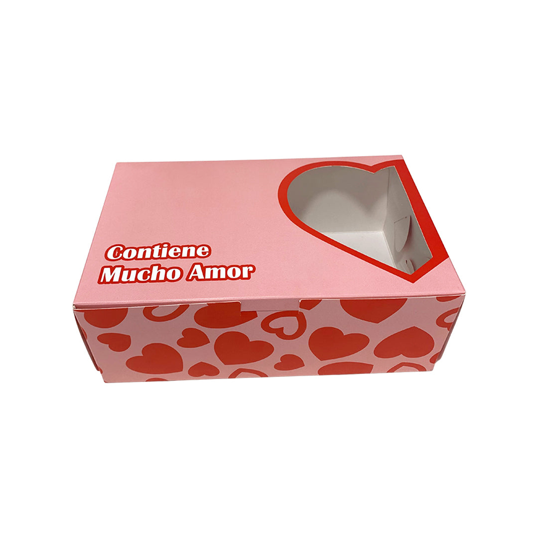 Caja "Contiene Mucho Amor" 23x14.5x8.5cm x1und