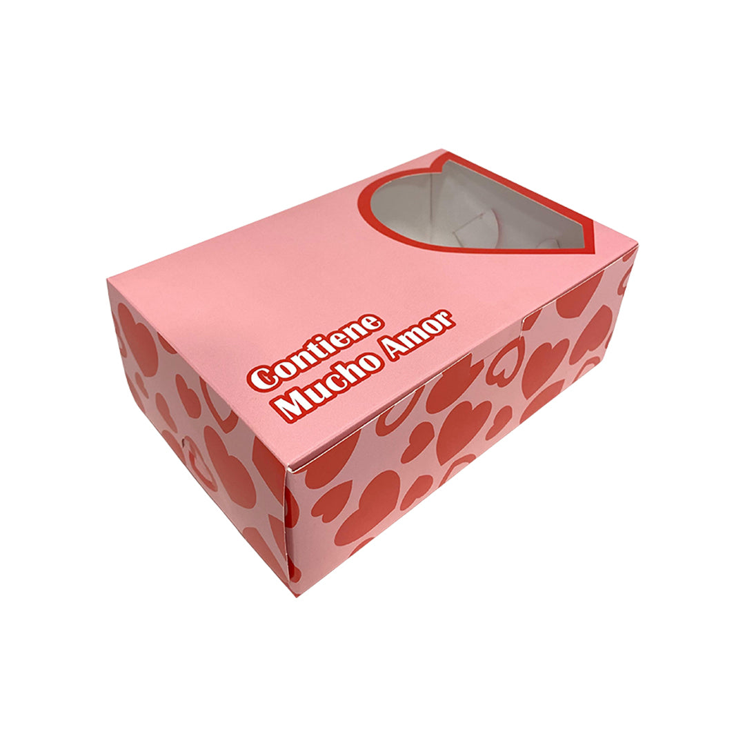 Caja "Contiene Mucho Amor" 23x14.5x8.5cm x1und