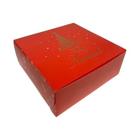 Caja Roja Navidad (25x25x10cm)