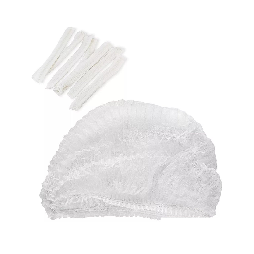 Gorro Desechable Tipo Oruga Blanco x100und