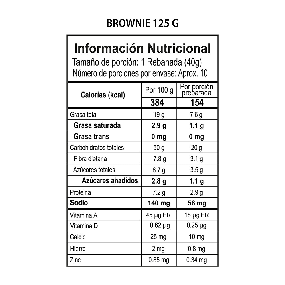 Premezcla Brownie Konfyt x250gr