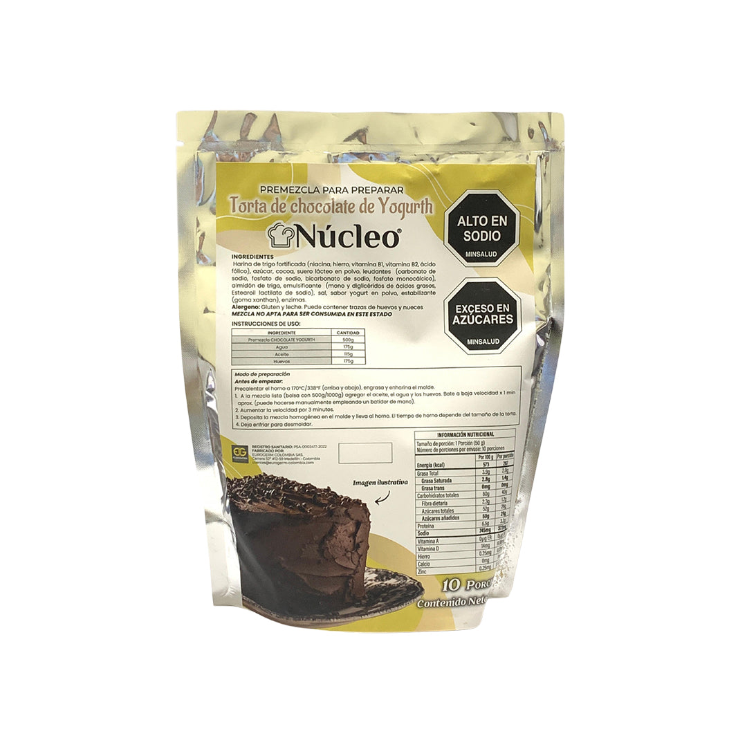 Premezcla para Torta de Chocolate Núcleo x500gr