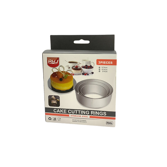 Set Aros para Cortar x3und (8-10-12cm)