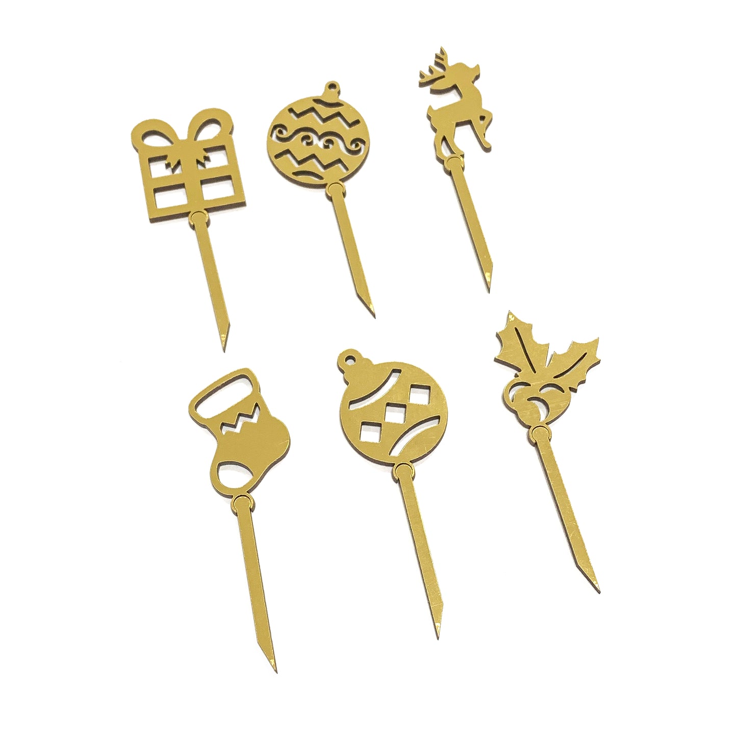 Topper Mini Navidad x6und