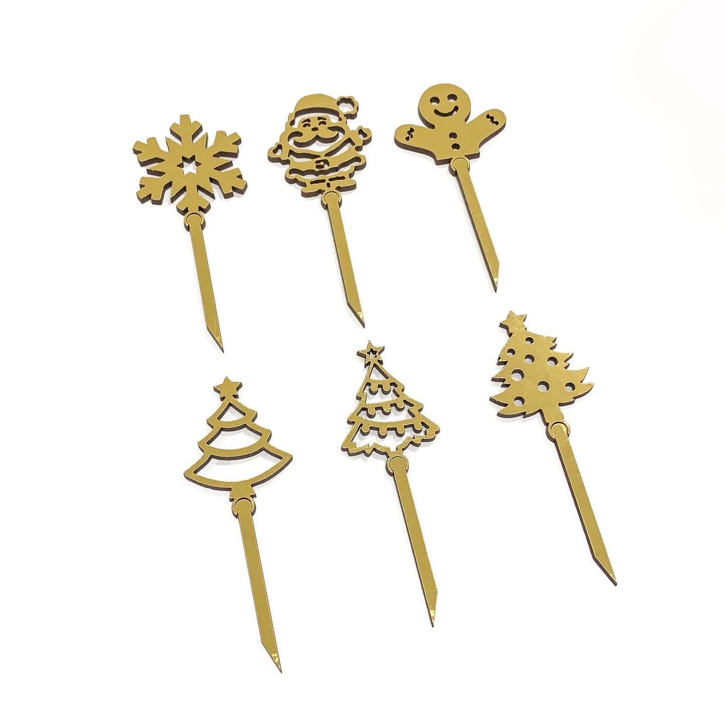 Topper Mini Navidad x6und