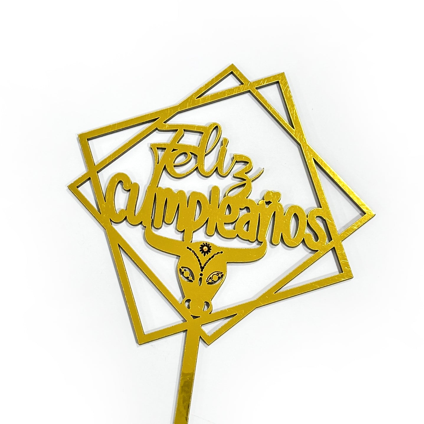 Topper Feliz Cumpleaños Pequeño Torito REF: C12-14