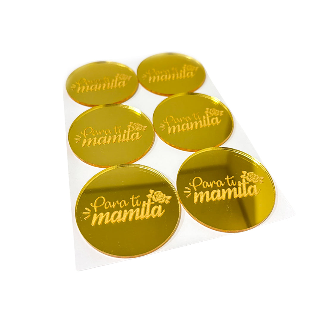 Moneda Decorativa "Para ti mamita" x6und
