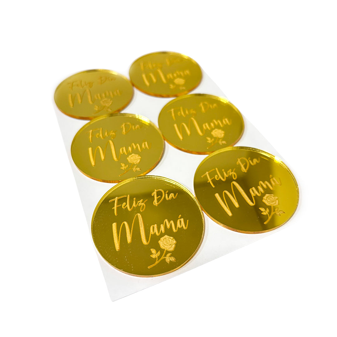 Moneda Decorativa "Feliz Día Mamá" x6und