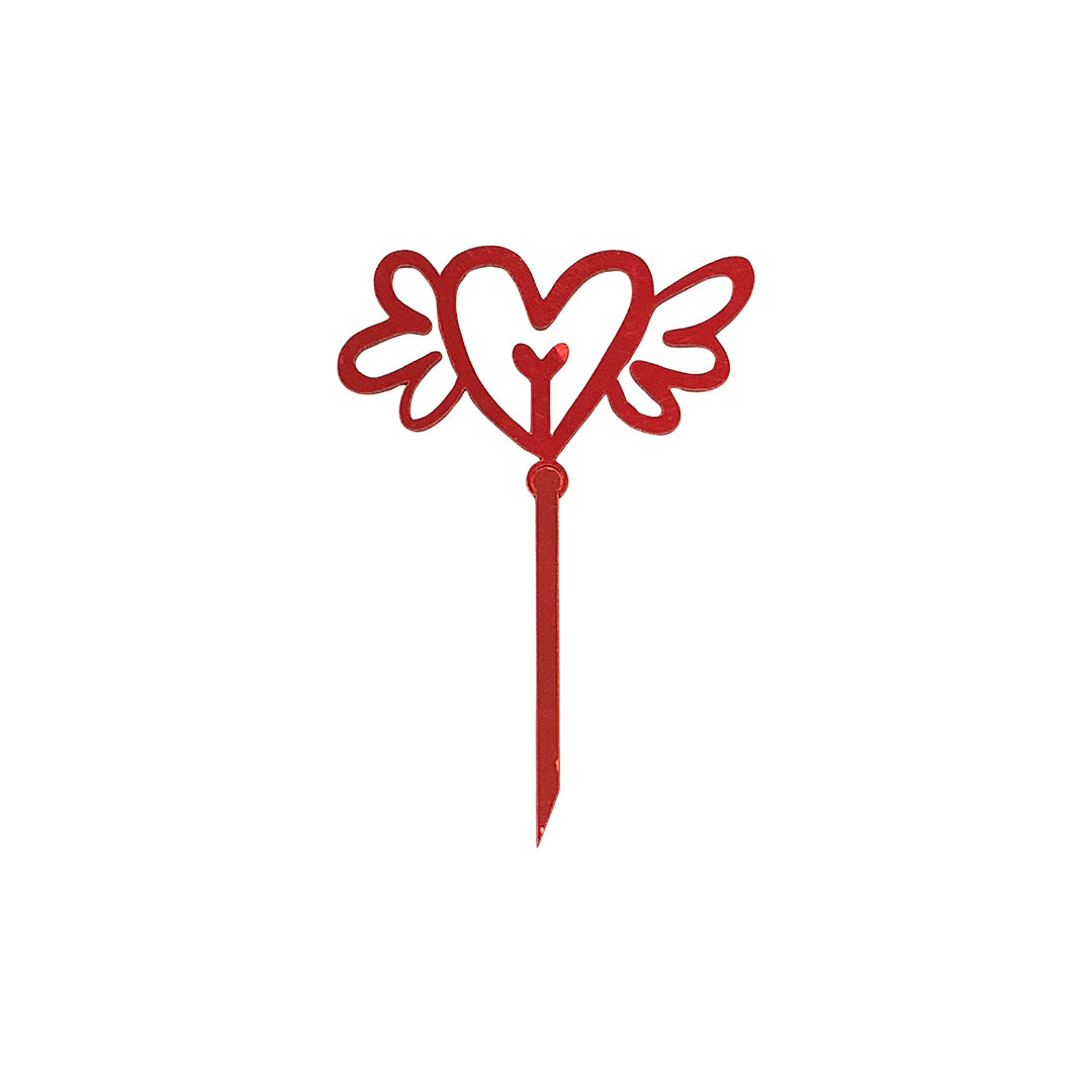 Topper Mini Corazón x1und