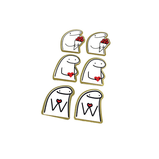 Aplique Flork Corazones x6und