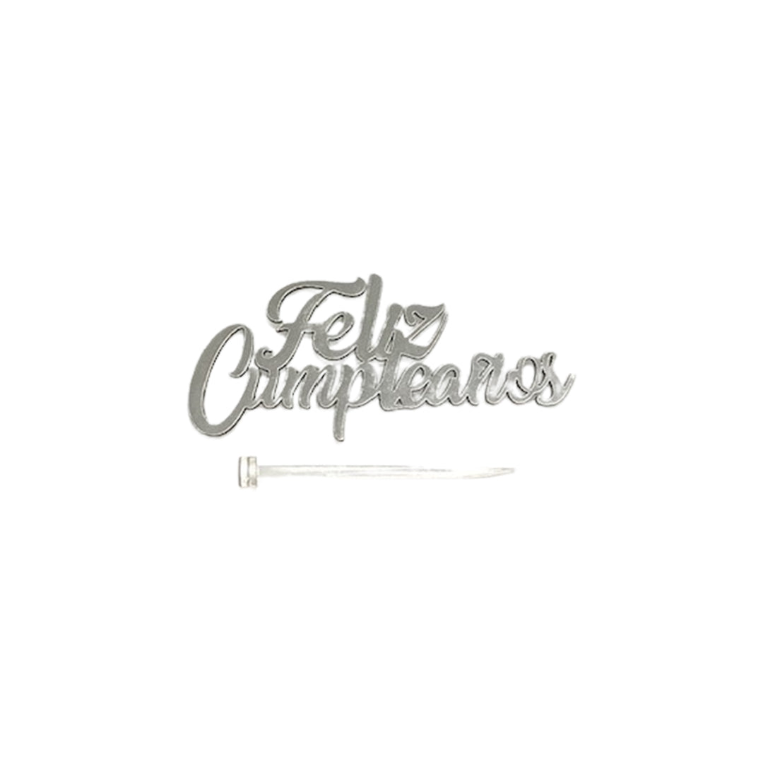Topper Frontal Feliz Cumpleaños x1und