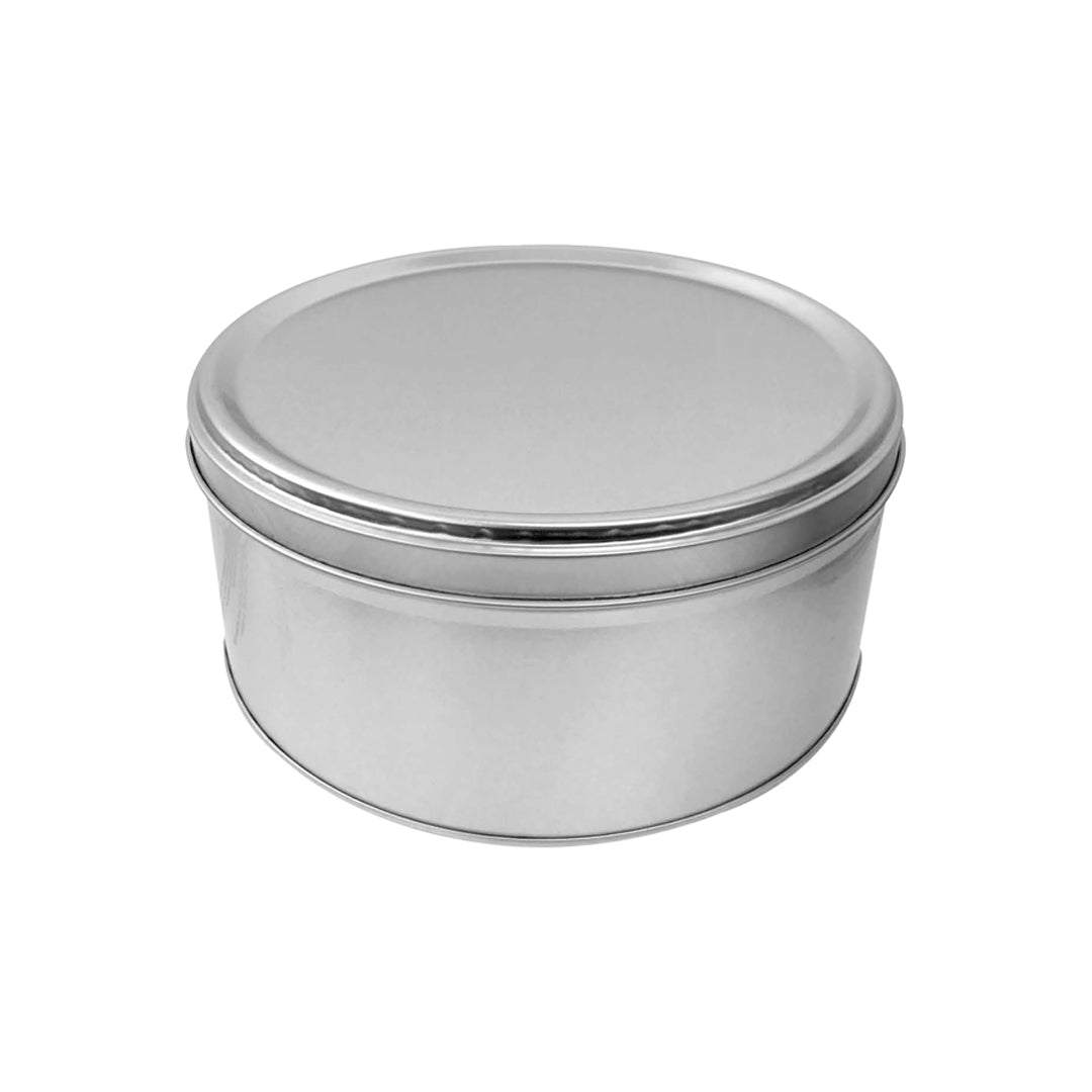 Caja Metálica Redonda Dorada 21.9 x 9.4cm
