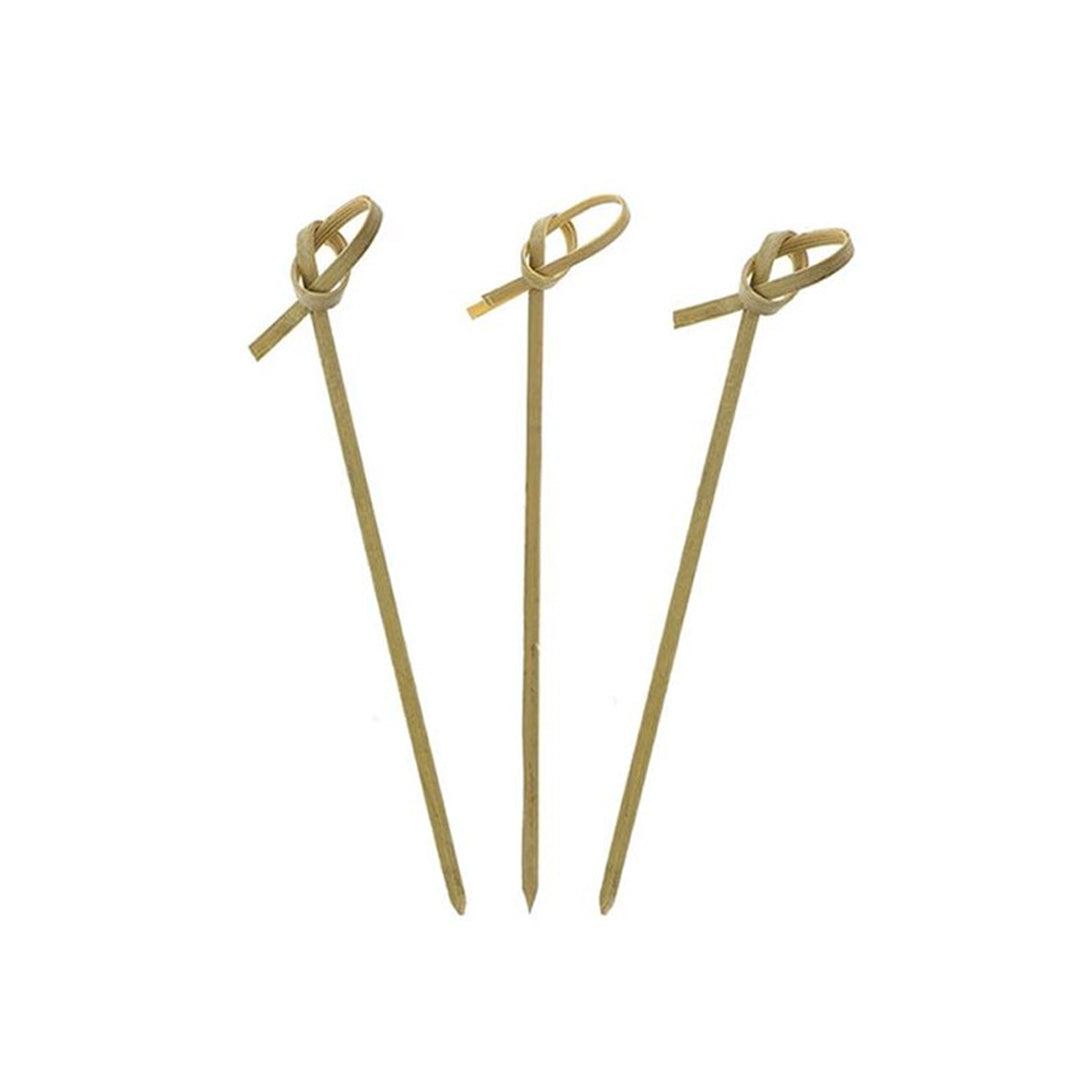 Pincho de Bambú con Nudo x100und