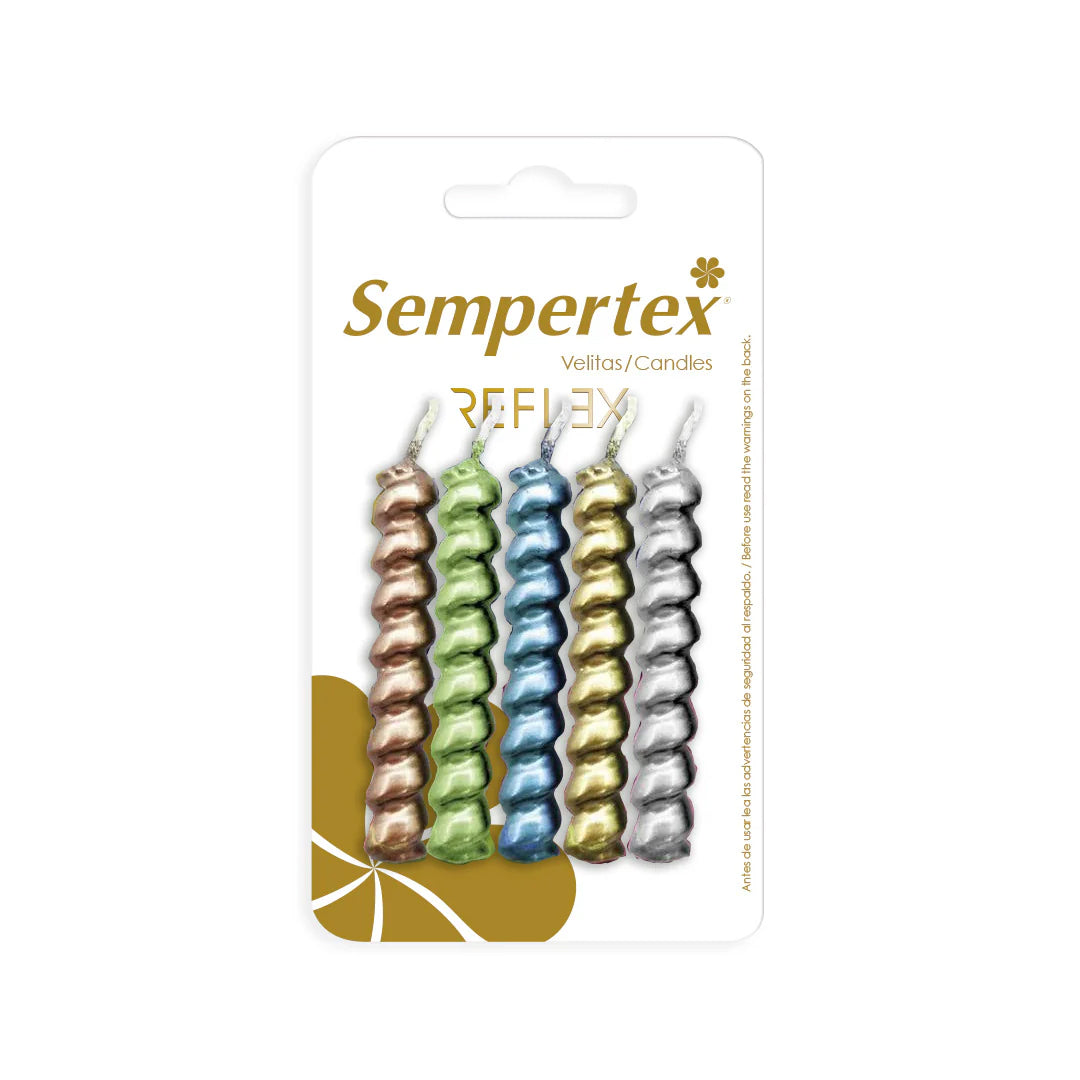 Vela Metálica Reflex Sempertex x5und