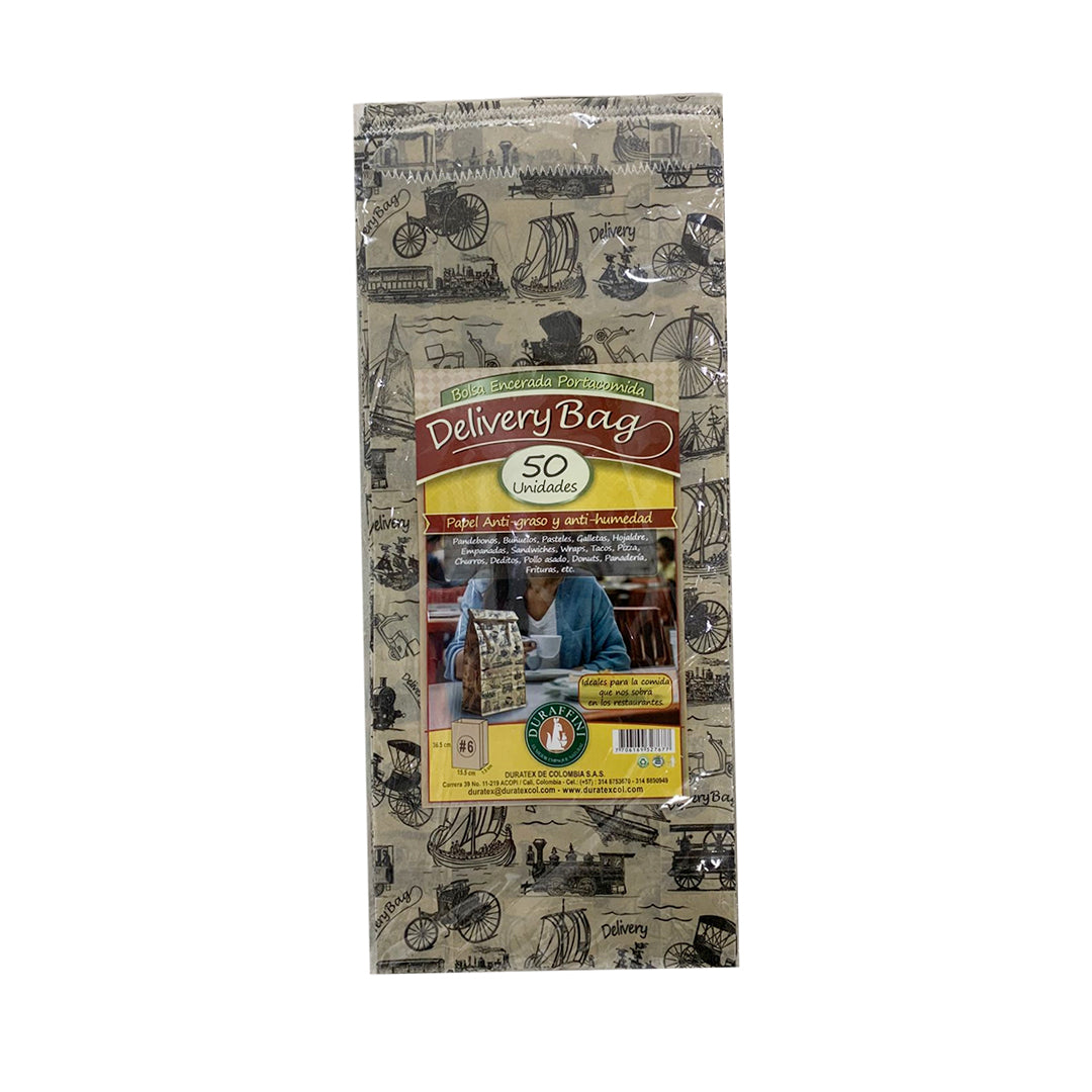 Bolsa Encerada Delivery Bag #6 x50und