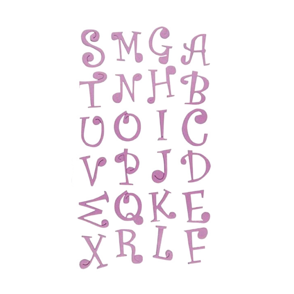 Plantilla Texturizadora Letras Funky