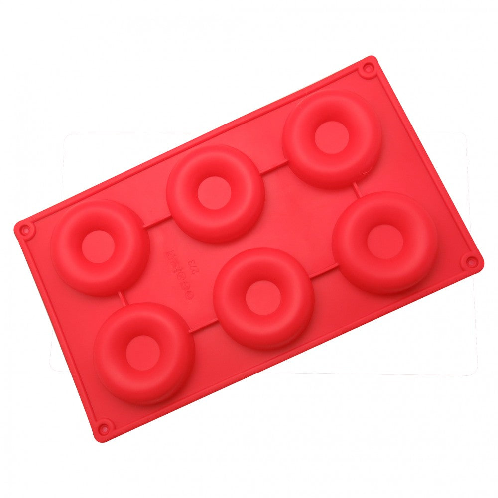 Molde Silicona para Donas x 6cav