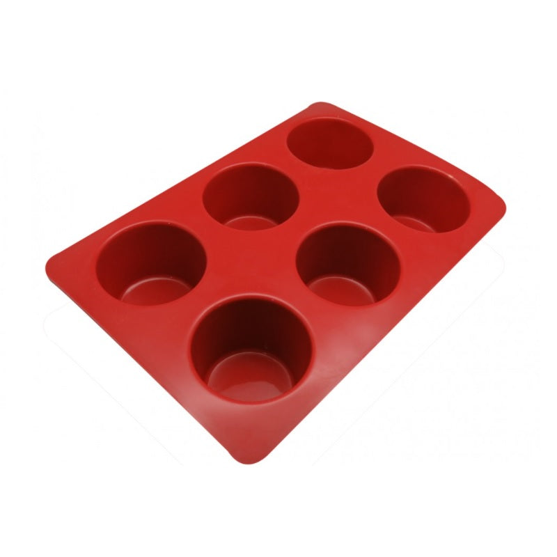 Molde Silicona Muffins Grande x6cav