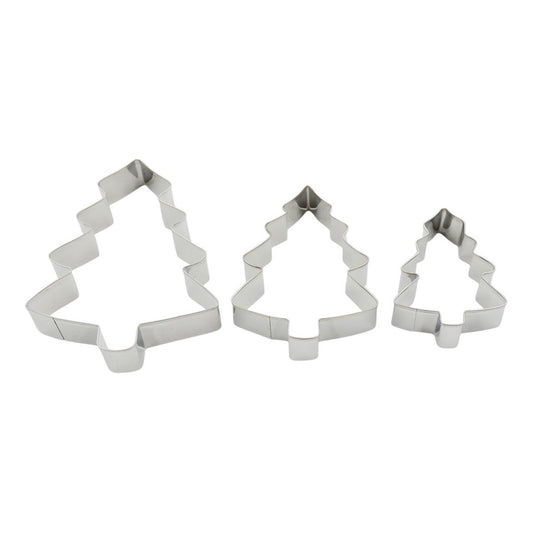Set Cortadores Metálicos Árbol de Navidad x3und