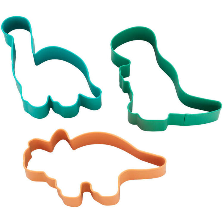 Set Cortadores Metálicos Dinosaurios Wilton x3und