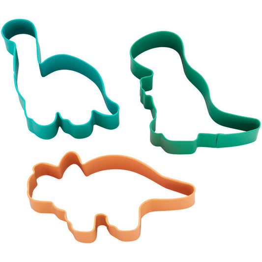 Set Cortadores Metálicos Dinosaurios Wilton x3und