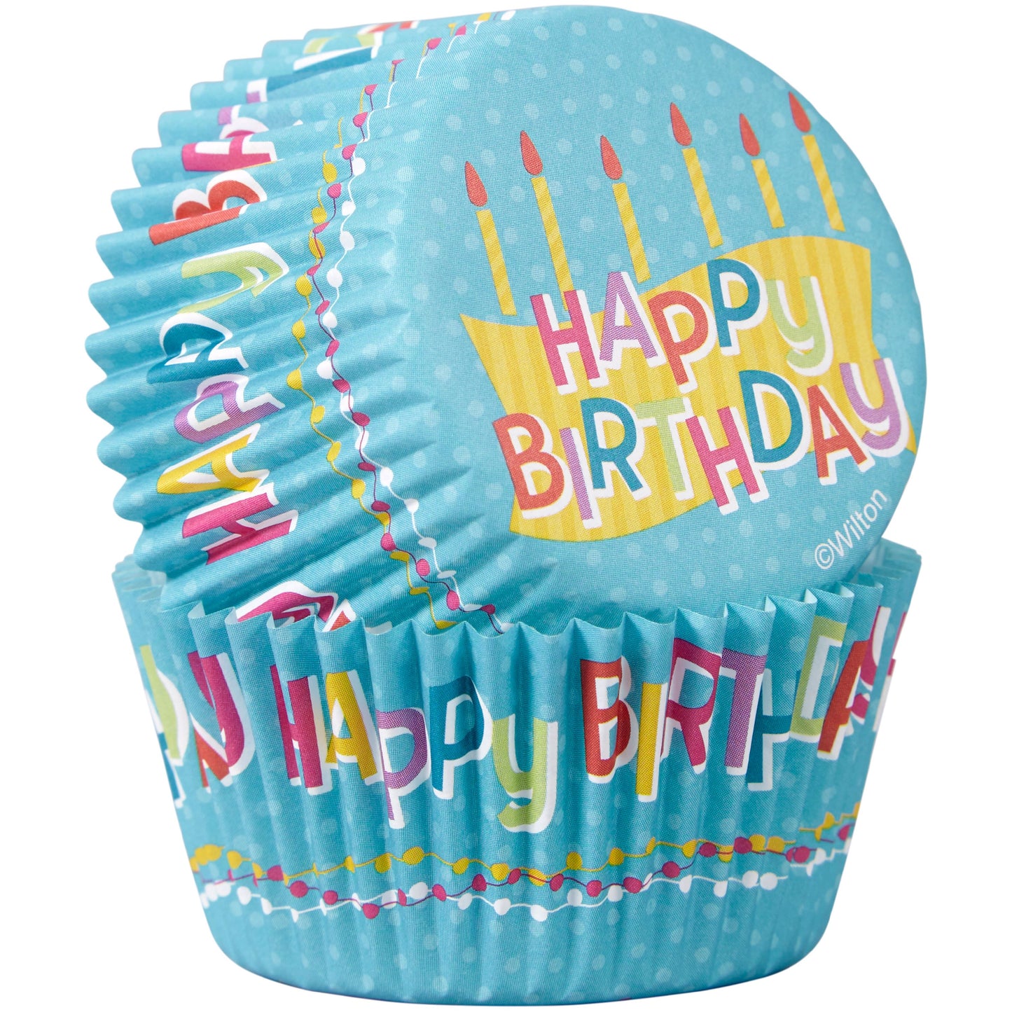 Capacillos Happy Birthday Wilton #5 x50und