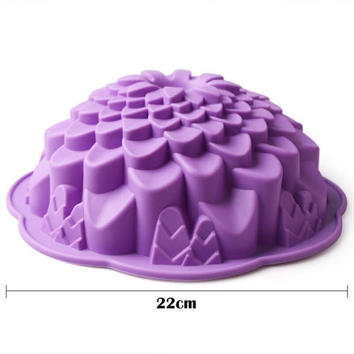 Molde Silicona Flor Crisantemo