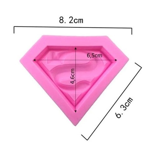 Molde Silicona Superman
