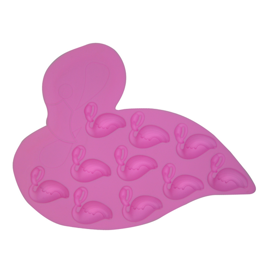Molde Silicona Flamingos x10 cav