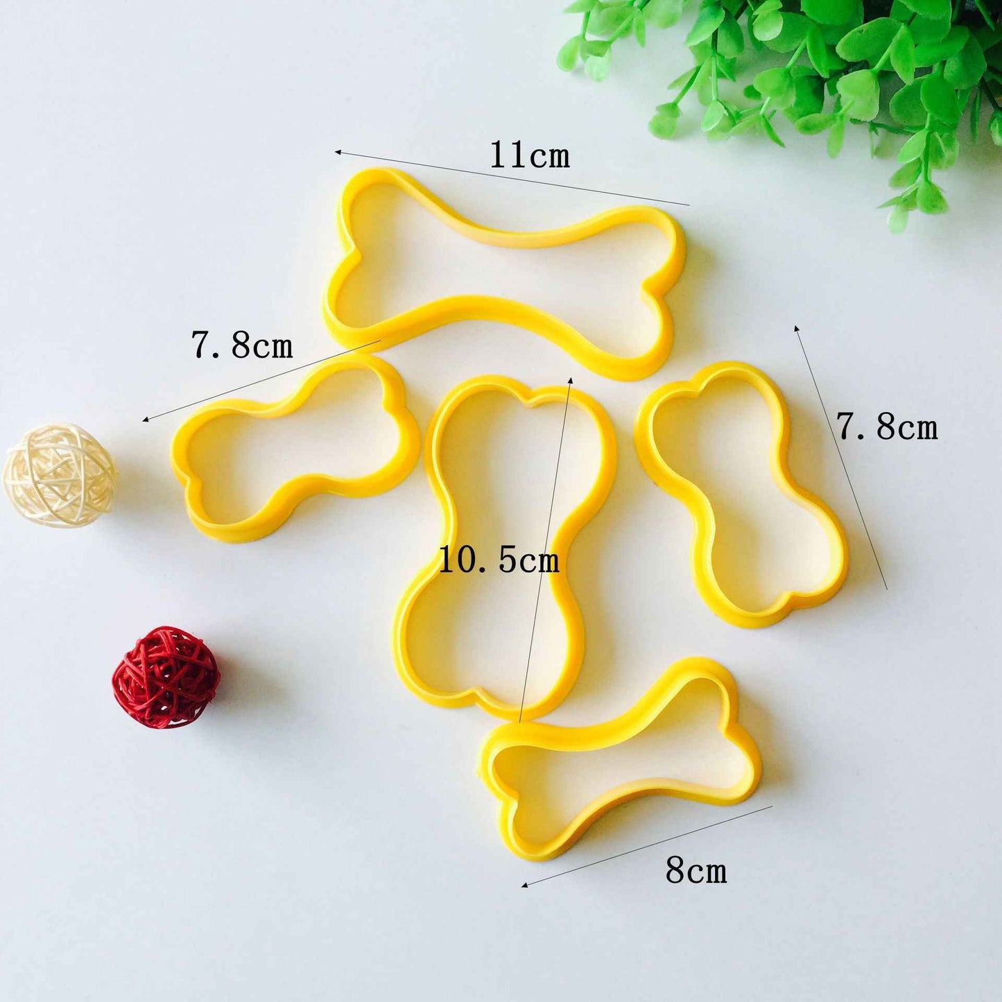 Cortador Plástico Huesos x5und