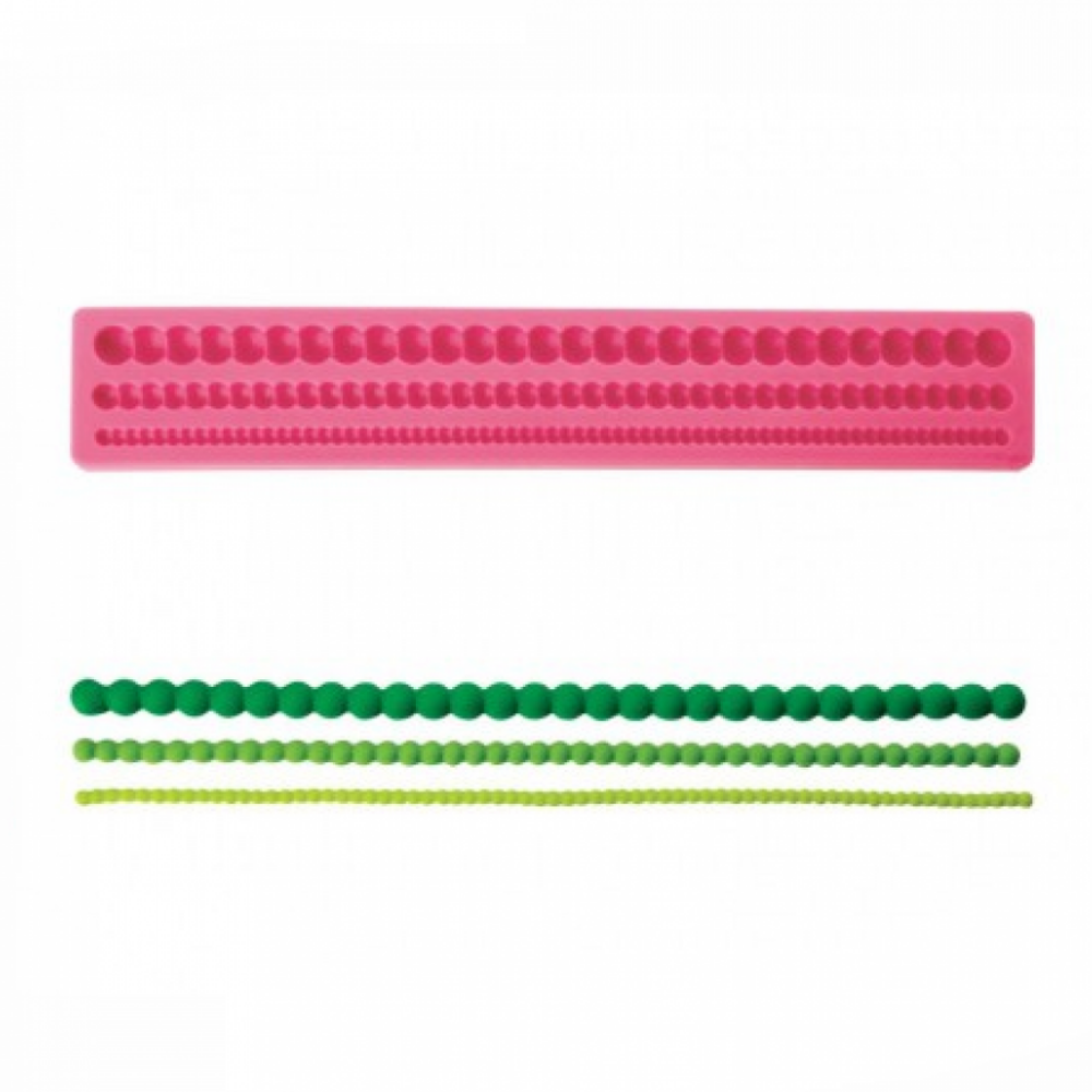 Molde Silicona Perlas x3 cav