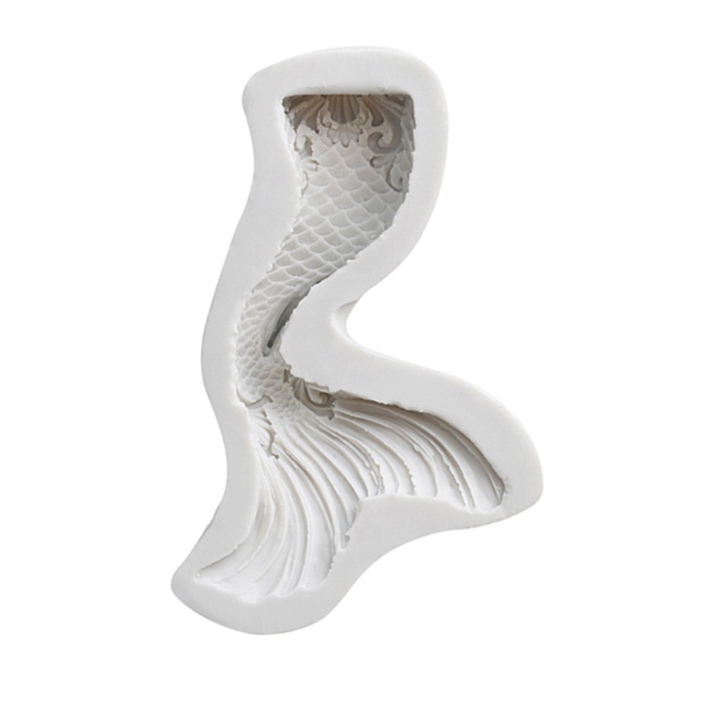 Molde Silicona Cola de Sirena 12cm
