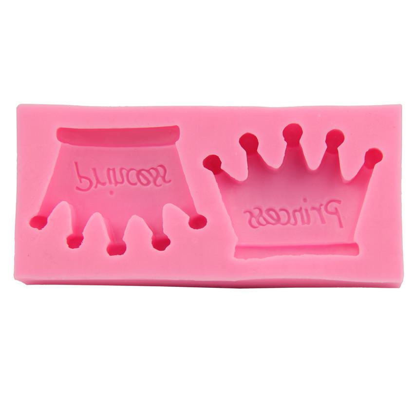 Molde Silicona Coronas Princess x2 cav