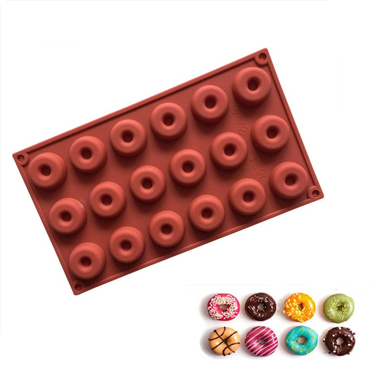Molde Silicona para Mini Donas x 18cav