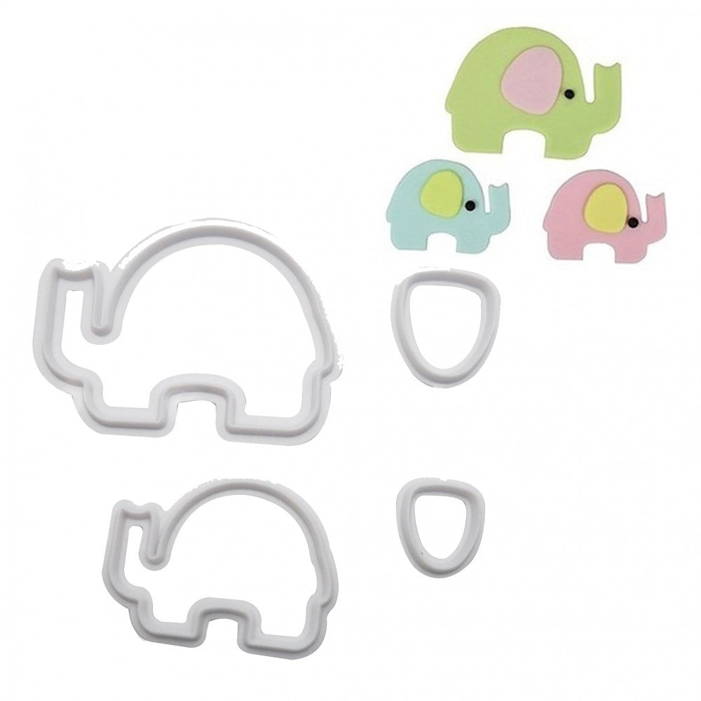 Cortador Plástico Elefante x2und