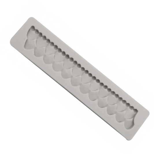Molde Silicona Borde Pliegues