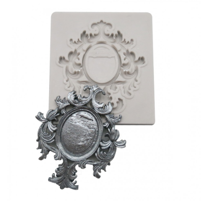 Molde Silicona Marco Vintage