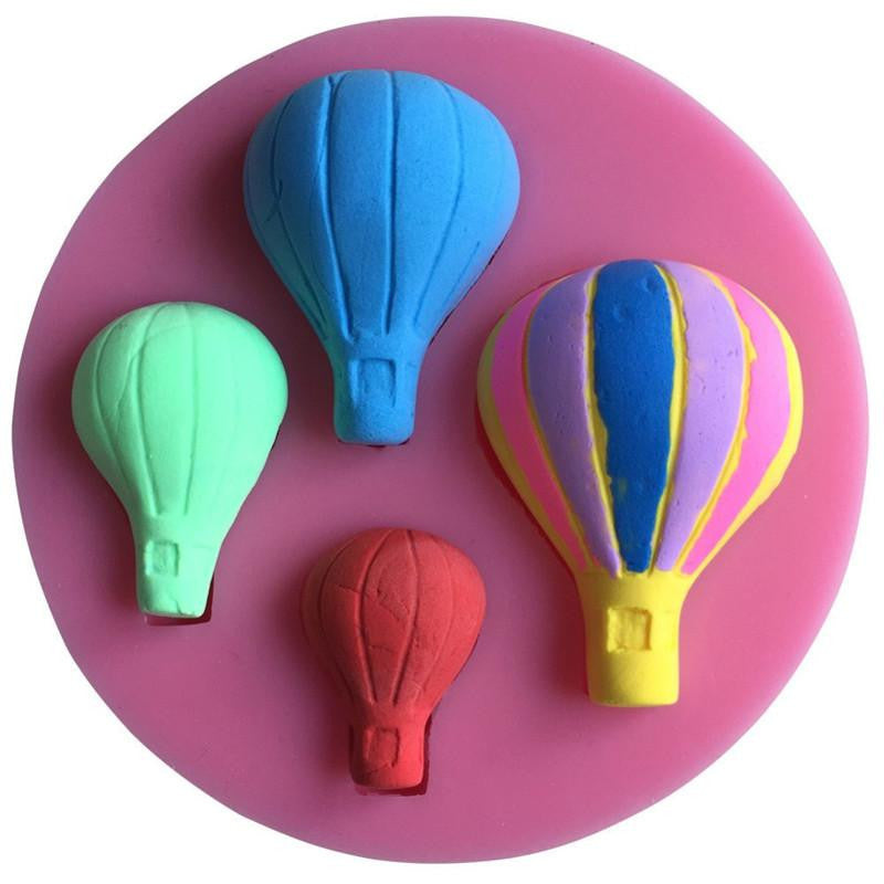 Molde Silicona Globo Aerostático x4 cav