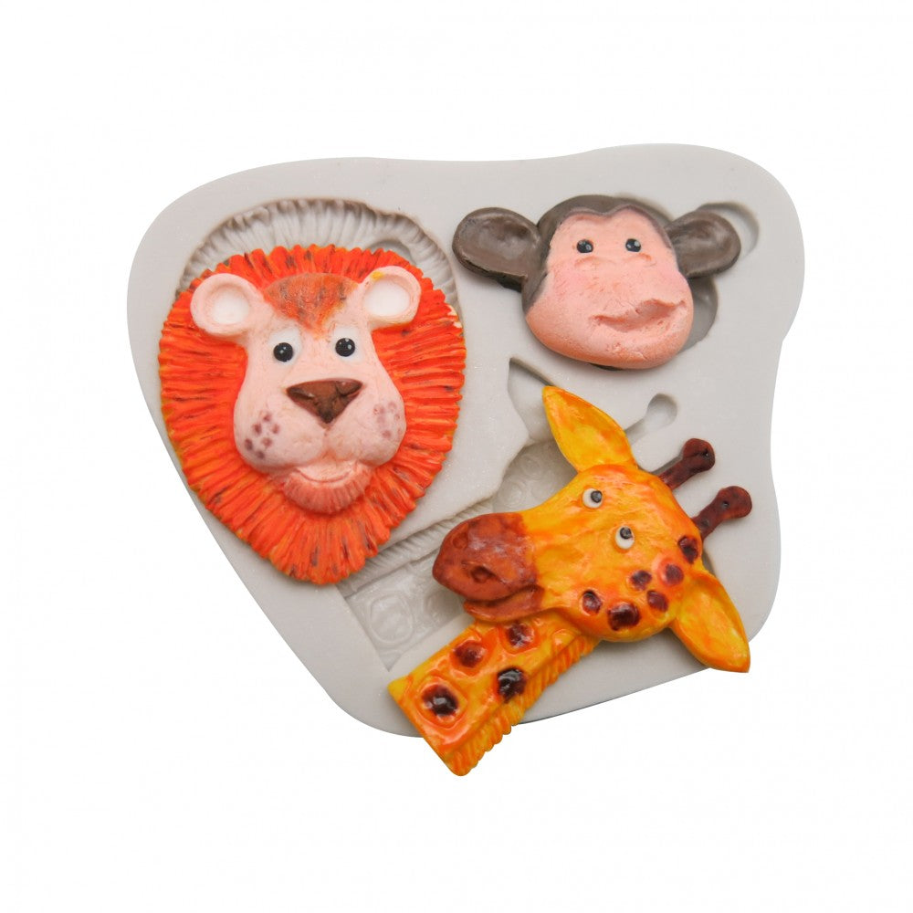 Molde Silicona Animales de la Selva