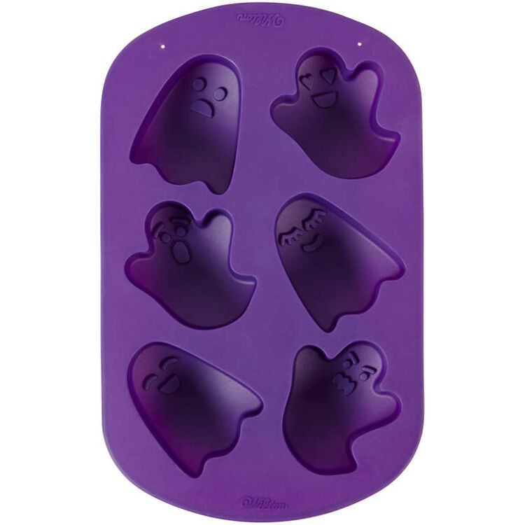Molde Silicona Fantasmas Wilton x 6cav