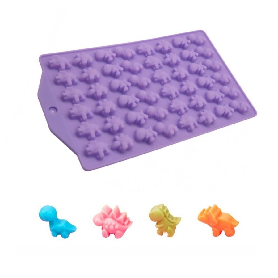 Molde Silicona Gomitas de Dinosaurio