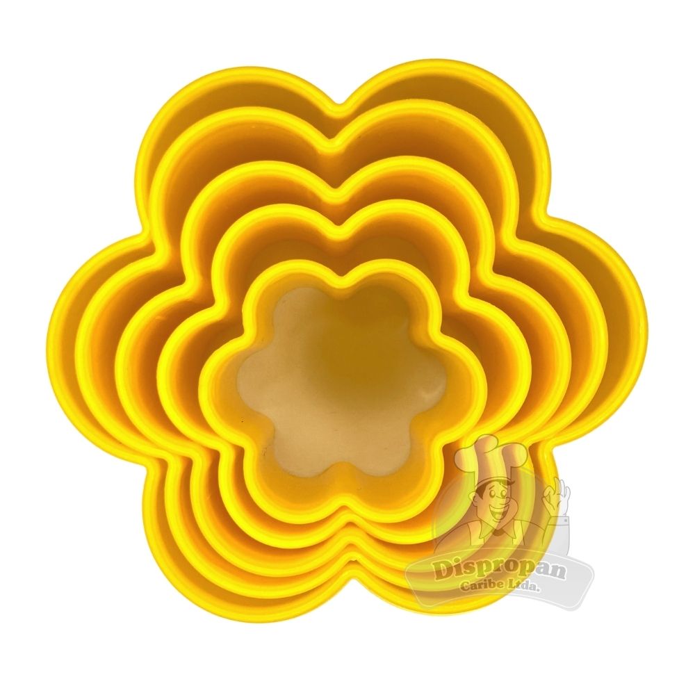 Set Cortadores Flor x5 und