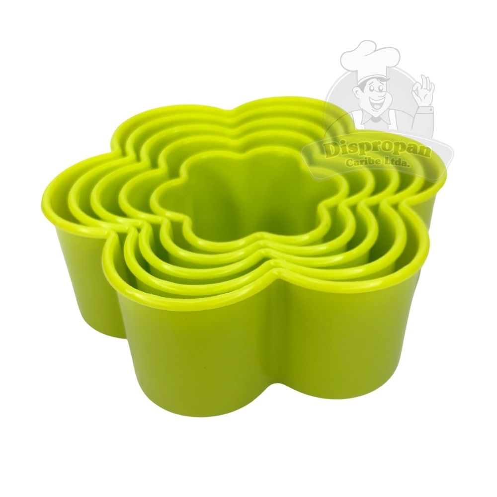 Set Cortadores Flor x5 und